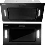 Hotte aspirante sous meuble 52 cm noire be - 52a