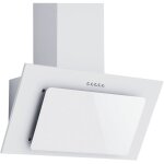 Hotte d'aspiration 60 cm hotte murale sans tête hotte inclinée verre blanc led ms Hotte d'aspiration 60 cm hotte murale sans tête hotte inclinée verre blanc led ms