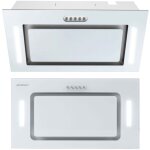 Hotte de cuisine blanche pour meuble bas 52 cm be 52a