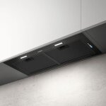 Hotte cuisine elica encastrable fold noir - 80 cm