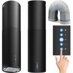 Hotte de cuisine �lot 35cm berdsen noir bt - 221