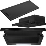 Hotte de cuisine sous meuble - 60 cm berdsen be - 60 - lw noire