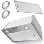 Hotte de cuisine sous meuble 60 cm inox be - 50