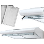 Hotte de cuisine sous meuble - aspirateur 50 cm berdsen be - 10 - a blanche