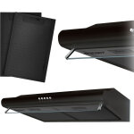 Hotte de cuisine sous meuble - aspirateur 60 cm berdsen be - 10 - a noir