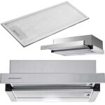 Hotte de cuisine t�lescopique 50 cm inox bt - 233
