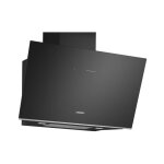 Hotte d�corative inclin�e 90cm 51db 441m3 / h noir siemens lc91klt60