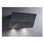 Hotte d�corative murale falmec verso1441 85 cm verre gris led 4 vitesses