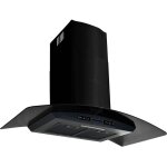 Hotte murale acier inoxydable 756 m� / h 90 cm noir vidaxl