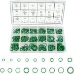 Houhence - 270 pi�ces 18 tailles joint torique vert kit d'assortiment, joints torique d'�tanch�it� rondelle ...