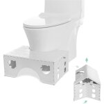Houhence - tabouret de toilette pliable - tabouret physiologique de salle de bain pour adultes et enfants ... Houhence - tabouret de toilette pliable - tabouret physiologique de salle de bain pour adultes et enfants ...