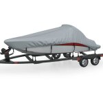 Housse de bateau gris 710x265x40 cm