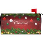Housse de bo�te aux lettres joyeux no�l - tissu r�sistant, d�coration ext�rieure pour les f�tes, convient ...