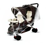 Housse de pluie pour poussettes protge du soleil, de la poussire, de la neige cte  cte pour les ...