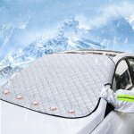 Housse de protection pour pare - brise voiture pour, protection pare brise hiver protege pare brise givre ...