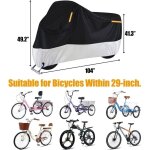 Housse de protection universelle de tricycle pour adulte de qualit� sup�rieure - pour tous les v�los ...