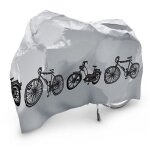Housse de protection vélo moto scooter imperméable 185x97 gris lavable Housse de protection vélo moto scooter imperméable 185x97 gris lavable