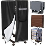 Housse de rangement pour lit pliant r�glable �tanche anti - poussi�re housse de protection multifonctions ...