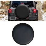 Housses de roue de secours noires avec sacs de rangement imperm�ables et anti - poussi�re pour pneus ...