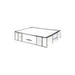 Housse semi - rigide taille l 145l - compactor