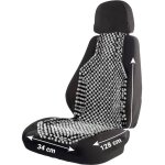 Housse de siège refroidissante hp autozubehör holzkugel fonction massage 19116 anthracite Housse de siège refroidissante hp autozubehör holzkugel fonction massage 19116 anthracite
