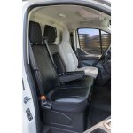 Walser - housse de siège transporter en simili cuir pour ford transit, double banquette avant Walser - housse de siège transporter en simili cuir pour ford transit, double banquette avant