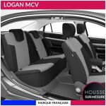 Housses de sige sur mesure pour logan mcv 5 et 7 places (09 / 2006  12 / 2013) housse voiture / auto ...