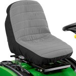 Housse de siège de tracteur tondeuse à gazon universelle housse de rangement rembourrée pour coussin ... Housse de siège de tracteur tondeuse à gazon universelle housse de rangement rembourrée pour coussin ...