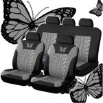 Housse siege voiture , ensemble de housses de si�ge auto universelle , couvre sieges pour avant et arri�re ...