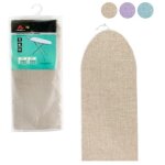 Housse de table � repasser 50 x 130 / 140 cm en polyester avec fermeture par cordon / �lastique, coloris ...