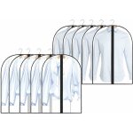 Housses de vtements, lot de 10 couverture de costume anti - poussire transparent, sac de vtement avec ...