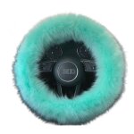 Housse de volant en fausse fourrure en peluche pour voiture camion suv polaire moelleuse frein à main ... Housse de volant en fausse fourrure en peluche pour voiture camion suv polaire moelleuse frein à main ...