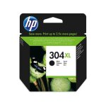 Hp 304xl cartouche d'encre noire authentique (n9k08ae) pour hp deskjet 2620 / 2630 / 3720 / 3730
