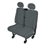 Hp autozubeh�r - 22417 prot�ge - si�ge double 4 pi�ces polyester gris double si�ge