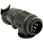 Hp autozubehr - 28649 adaptateur pour remorque [prise femelle 13 ples - prise mle 7 ples] plastique ...