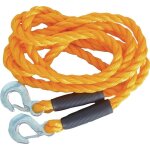 Hp autozubeh�r - c�ble de remorquage pour voitures 2500 kg monofilament crochet / crochet longueur 400 ...