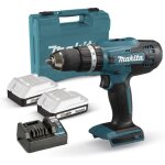 Hp488d006 perceuse - visseuse  percussion 18 v 42 nm 2 x 2, 0 ah coffret - makita