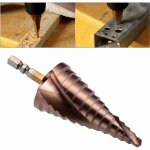 Hss m35 - foret h�lico�dal cannel� � queue hexagonale pour bois, acier, aluminium, m�tal - scie cloche ...