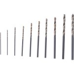 Hss mini droy bit stat statre sciline dance en bois 10 pour la cire de noix 0, 8 - 3, 0 mm