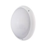 Hublot fluo 7w + 32w � 350mm blanc polycarbonate lampes 4000k 2g7 + g24q - 3 ballasts elec cl2 ik10 ip65 ...