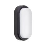 Hublot led oblong noir, 1500 lumens, cct, blanc chaud, blanc neutre, blanc froid - hub850onipcct - xanlite ...