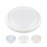 Hublot led rond � 270 mm nova - 12 w - ip 65 - triple couleur de blanc - delitech�