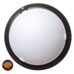 Woltz - hublot led rond int�rieur ext�rieur 15w 4500k ip65 noir