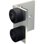 Bute en caoutchouc sur platine en acier zingu pour slid'up 2000 - 300 kg