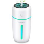 Humidificateur d'air 300 ml avec veilleuse color�e, arr�t automatique et mode 2 brumes, humidificateur ...