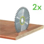 Hw 190x2, 8x30 w48 lame de scie circulaire wood fine cut 2 pces ( 2x 486297 ) 190 x 2, 8 x 30 mm 48 dents ...
