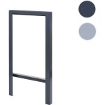 Arceau � v�lo hwc - j74 arceau � v�lo, rev�tement en poudre ext�rieur 115x60x6cm gris