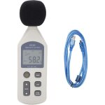 Hy?1361 sonom�tre num�rique �cran lcd portable moniteur de d�cibels usb enregistreur de bruit double ...