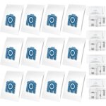 Hyclean 3d fjm sac d'aspirateur pour miele (12 sacs, 2 filtre pour moteur, 2 filtre �vacuation) sac d'aspirate ...
