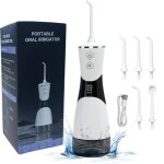 Hydropulseur dentaire sans fil, hydropulseur dentaire �lectrique portable, jet d'eau de 350 ml, nettoyant ...